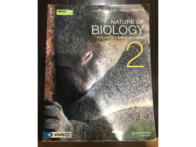 Unit 3&4 Biology Text Book - PDF available as well - Aquinas Booksale